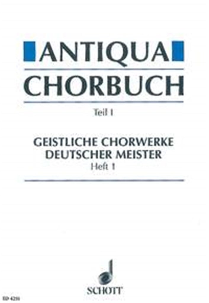 Antiqua-Chorbuch Teil I / Heft 1
